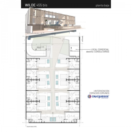 DUPLEX DOS DORMITORIOS  - Terraza exclusiva - FISHERTON - Proyecto en construccion 