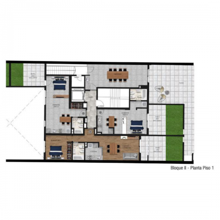 VENTA Monoambiente en BARRIO MARTIN - Amenities - PROXIMA ENTREGA