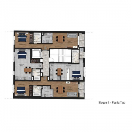 VENTA Monoambiente en BARRIO MARTIN - Amenities - PROXIMA ENTREGA