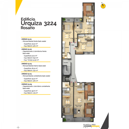 VENTA UN DORMITORIO A ESTRENAR. con balcon - ENTREGA INMEDIATA - Urquiza 3200 