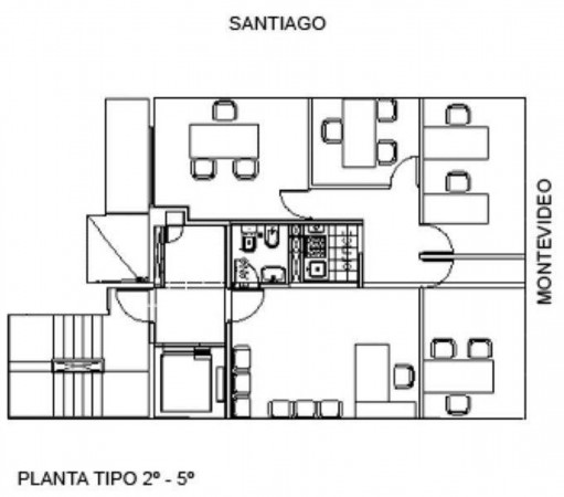 OFICINA zona tribunales - Piso exclusivo - Equipada - 80m2 - Entrega inmediata - Montevideo 2400