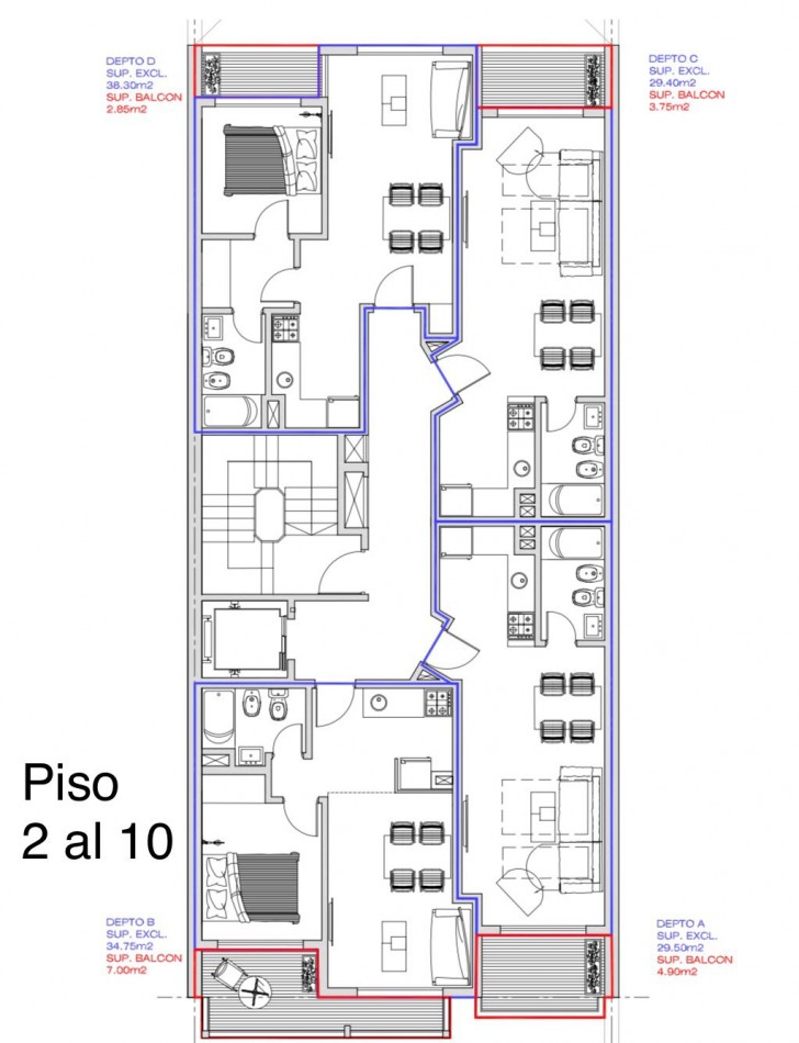 VENTA DEPARTAMENTO UN DORMITORIO CON ENTREGA INMEDIATA - Balcon - Amenities - FINANCIACION - San Juan al 1100