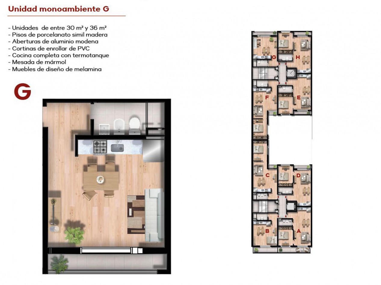 VENTA MONOAMBIENTE con BALCON en BARRIO MARTIN - FINANCIACION!