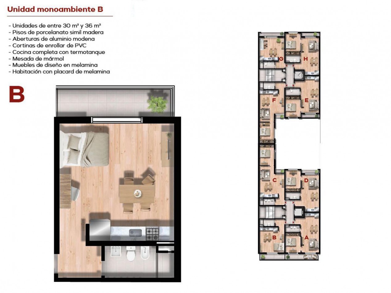 VENTA MONOAMBIENTE con BALCON en BARRIO MARTIN - FINANCIACION!