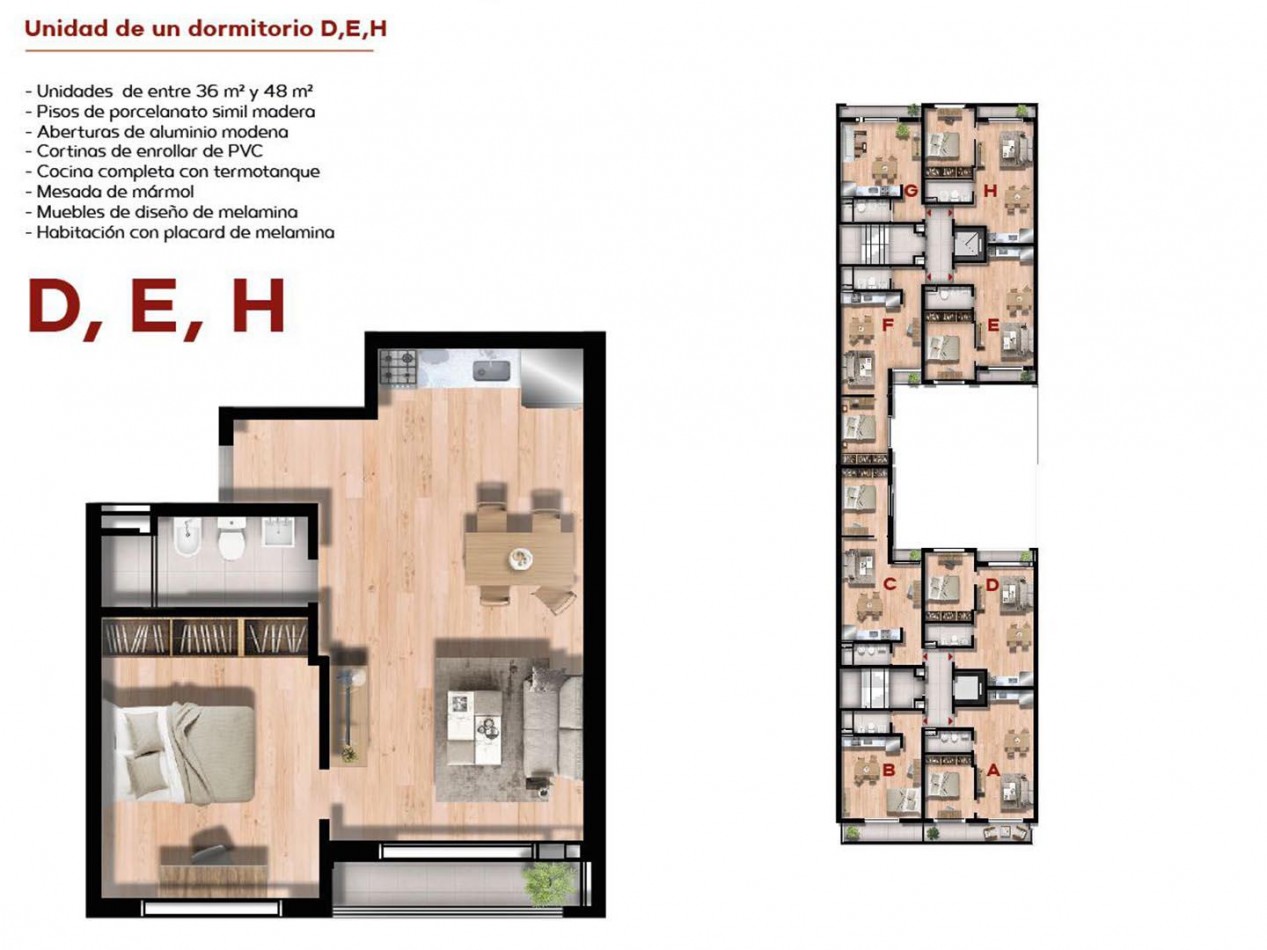 VENTA DEPARTAMENTO UN DORMITORIO con balcon en BARRIO MARTIN - FINANCIACION!!