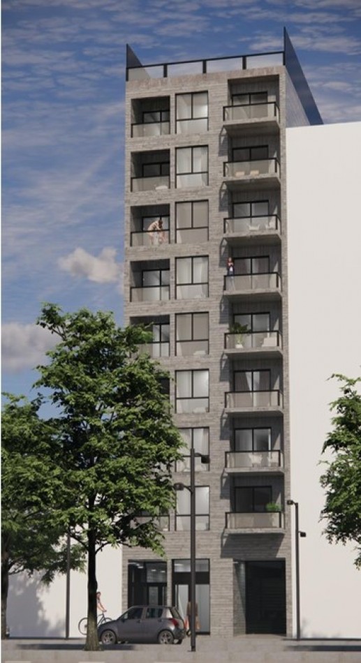 Oportunidad amplio Departamento 1 dormitorio con balcon al frente a estrenar Av.Carballo 559