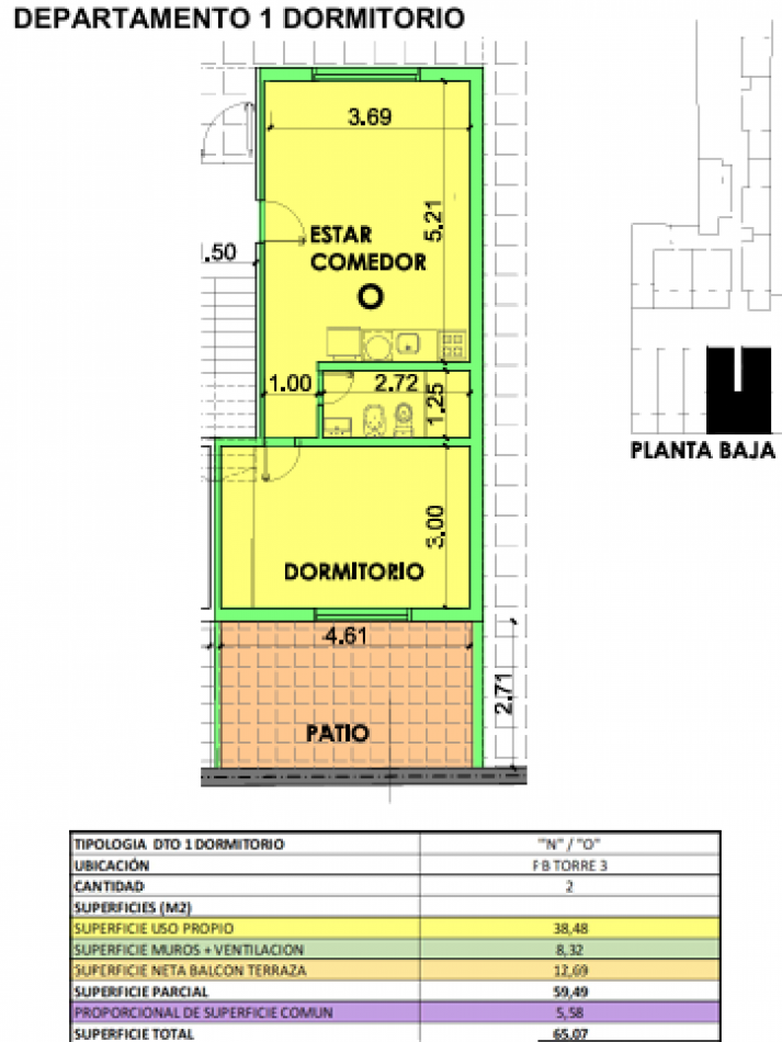 Oportunidad en BARRIO MATIN - Depto UN DORMITORIO - FINANCIACION