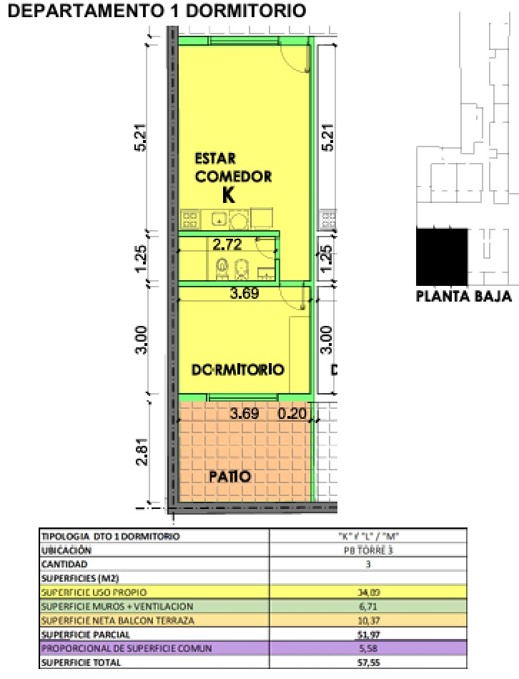 Oportunidad en BARRIO MATIN - Depto UN DORMITORIO - FINANCIACION