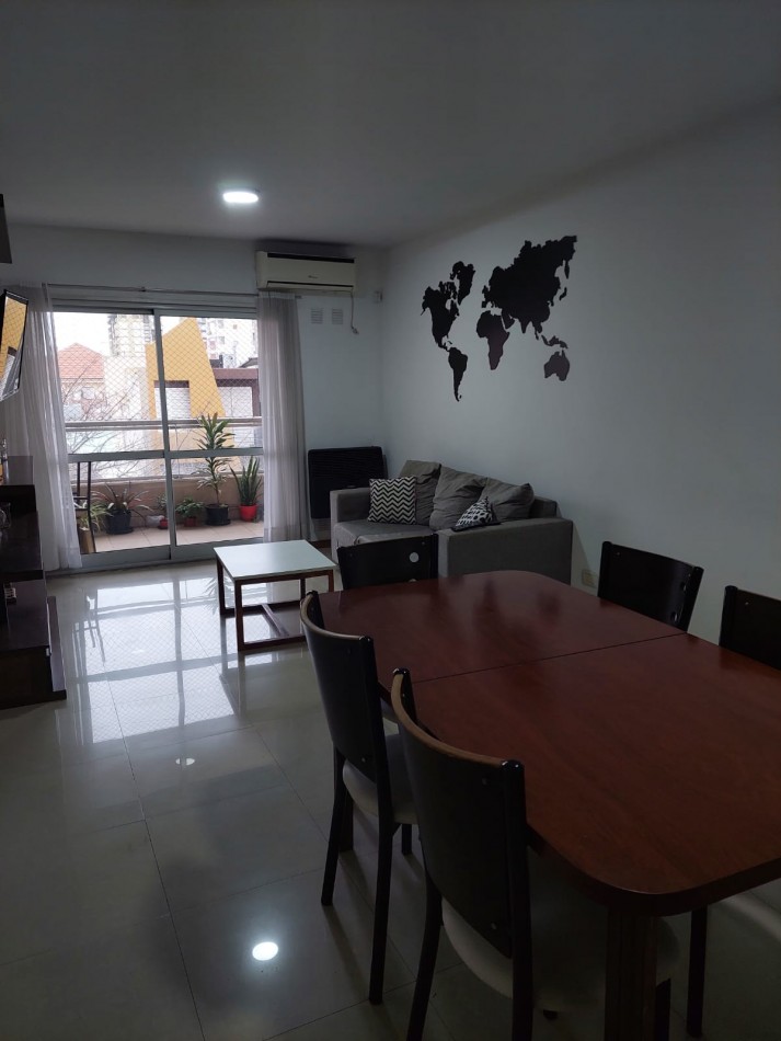 Hermoso departamento en alquiler en Abasto. Dos dormitorios. Amenities