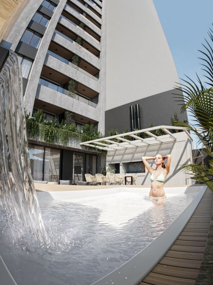 VENTA DEPARTAMENTO DOS DORMITORIOS con PATIO, PISCINA EXCLUSIVA y PARRILLERO - Financiacion - Entre Rios 400