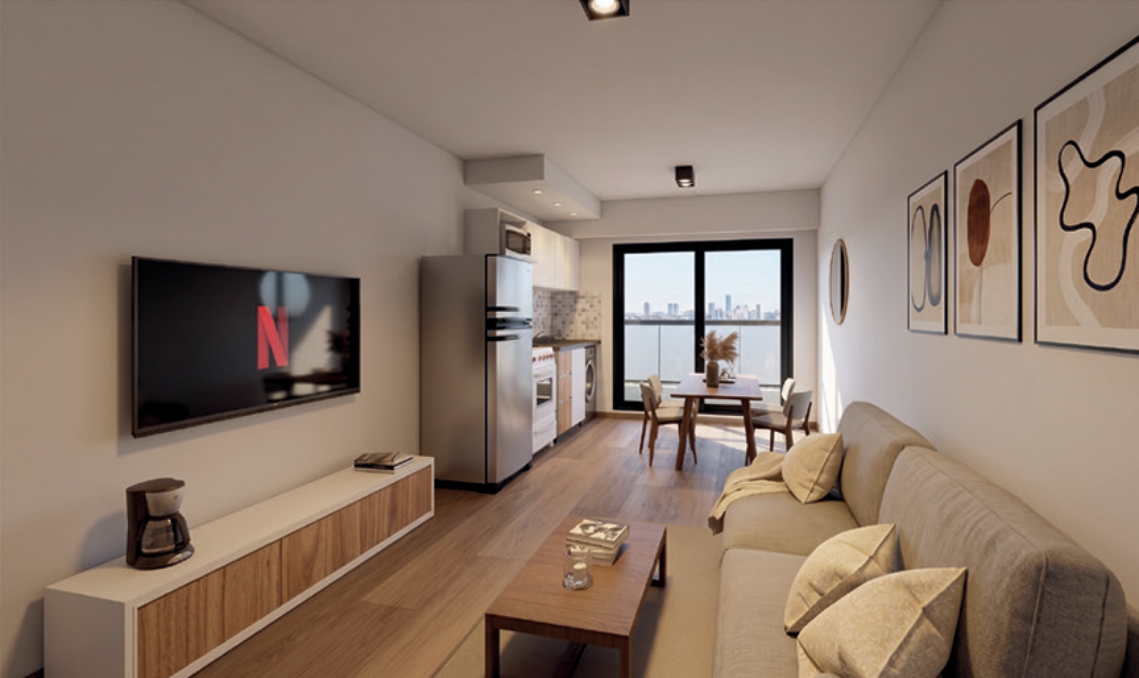 EN VENTA. Depto 1 dormitorio a estrenar. Entrega 2027. Paraguay 1080