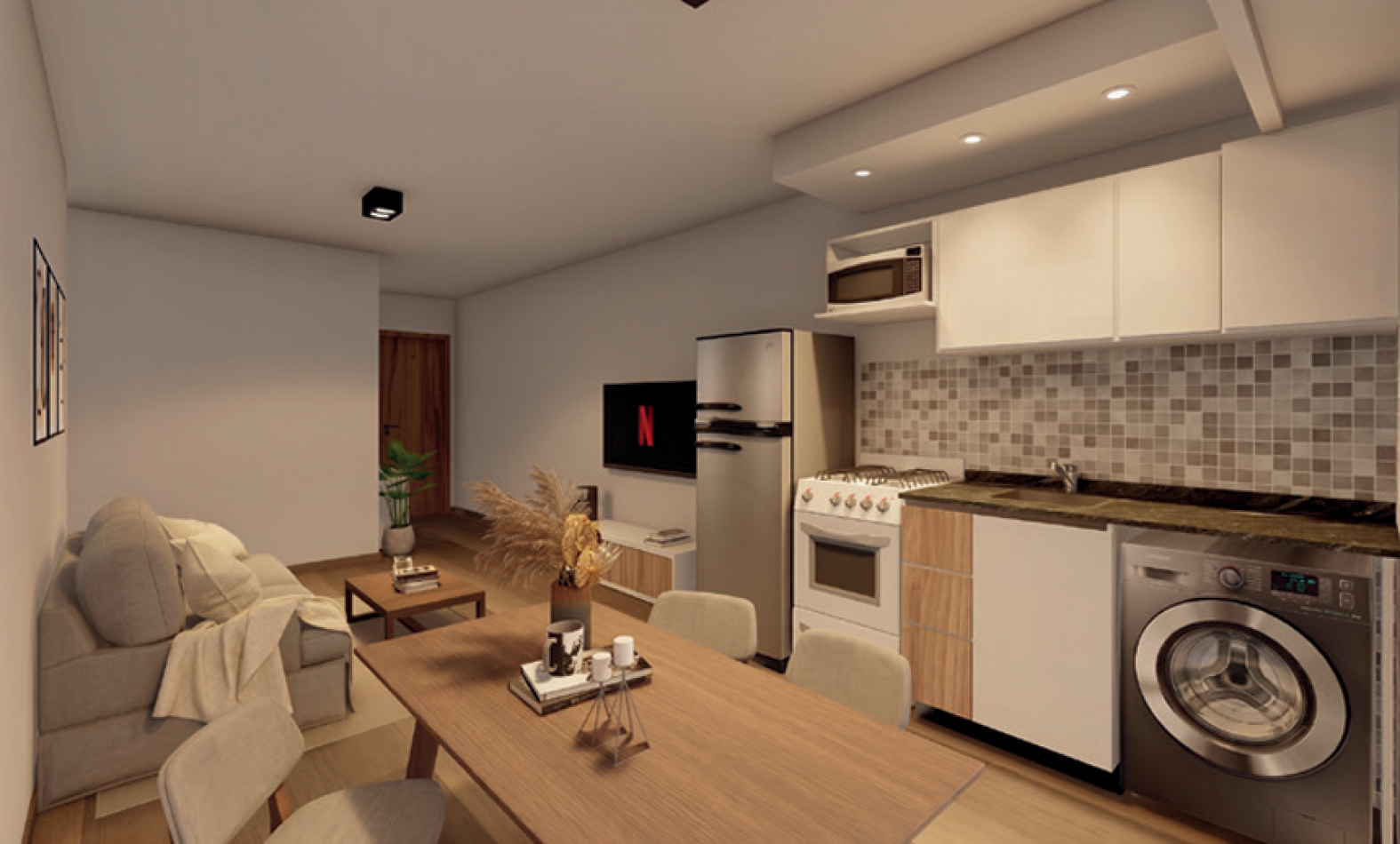 EN VENTA. Depto 1 dormitorio a estrenar. Entrega 2027. Paraguay 1080