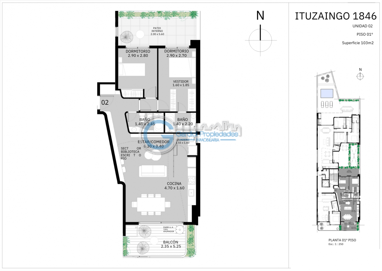 EN VENTA - Departamento DOS DORMITORIOS, balcon - AMENITIES - FINANCIACION - BARRIO ABASTO, ROSARIO