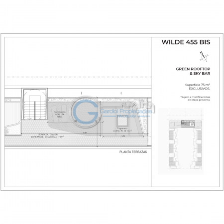 DUPLEX DOS DORMITORIOS  - Terraza exclusiva - FISHERTON - Proyecto en construccion 