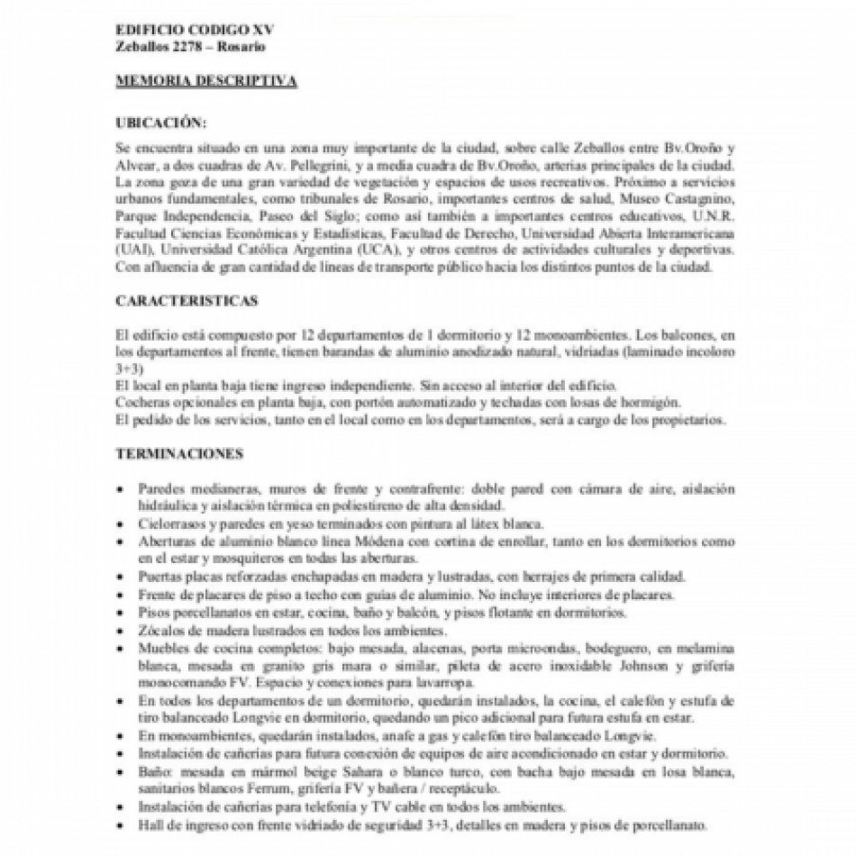 VENTA DEPARTAMENTO UN DORMITORIO - Balcones vidriados - ENTREGA INMEDIATA - Zeballos 2200