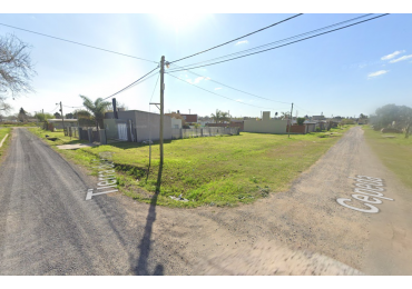 EN VENTA. Lote en esquina. PUEBLO ESTHER.